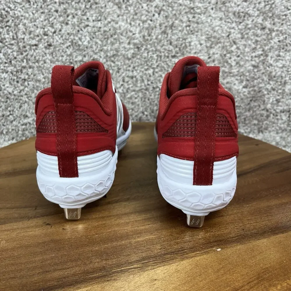 New Balance 3000v6 Men's Size 5 Molded Baseball Cleats Fresh Foam RED | WHITE